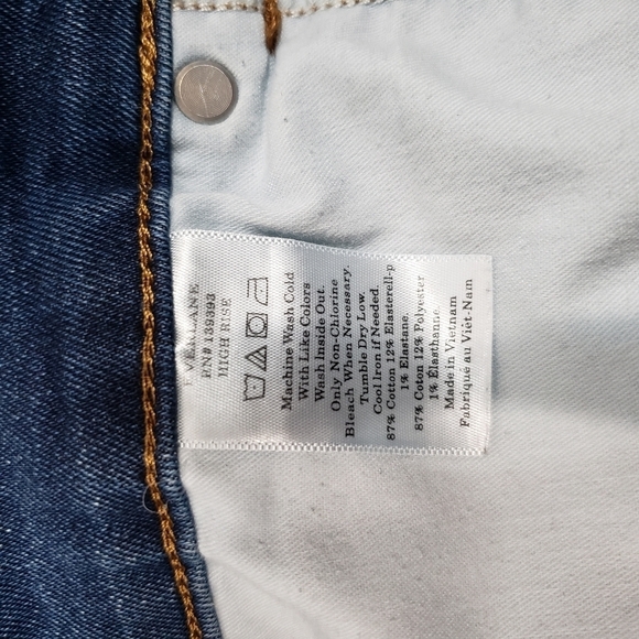 Everlane The Authentic Stretch High Rise Skinny Jeans in Dark Wash Size 28 R - Picture 12 of 16